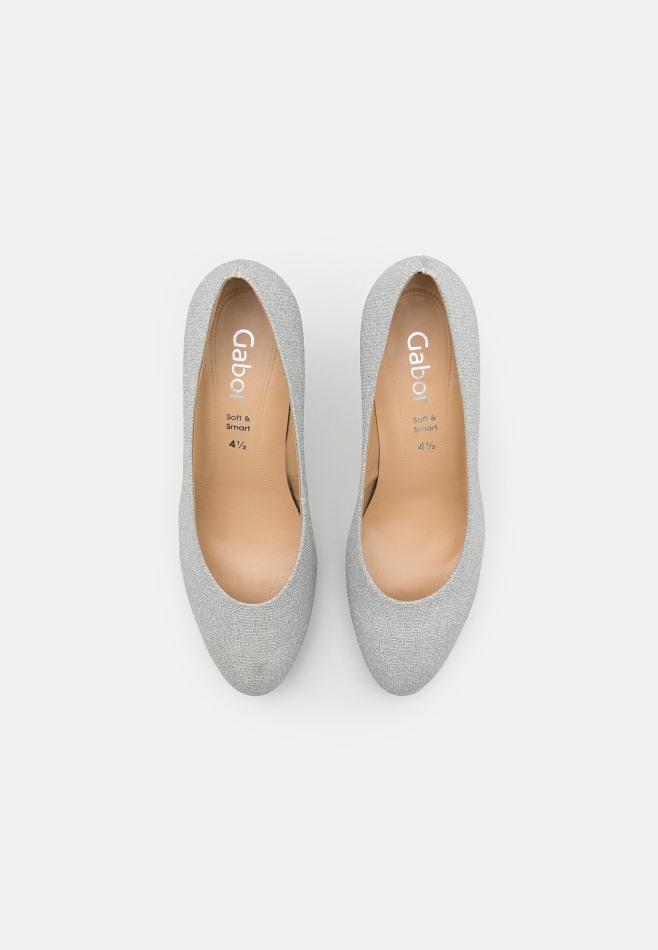 Talons Hauts Argent Gabor | Exclusif